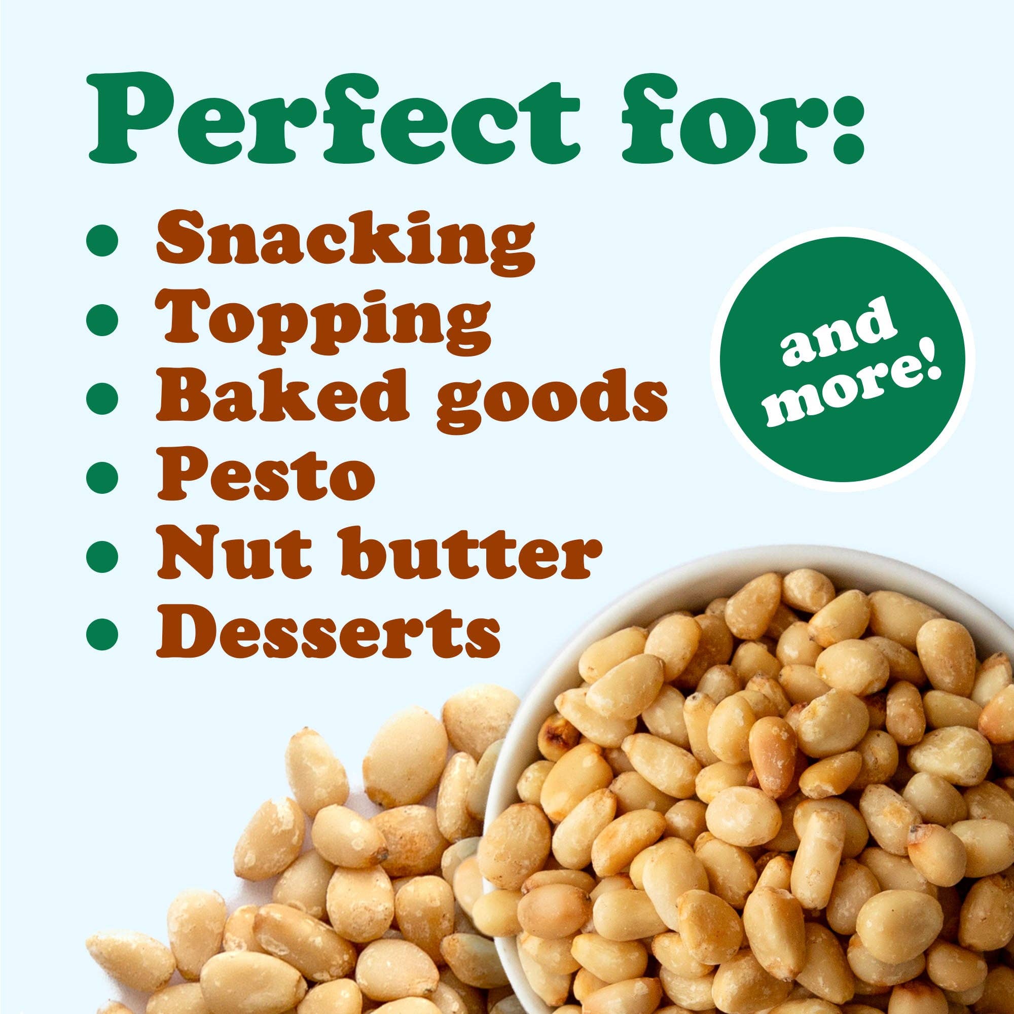 Food To Live - Wholesale Nuts - Organic Dry Roasted Pine Nuts - by Food to Live6