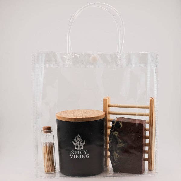 GLOW Lather + Wick - Wholesale Bath & Body Set - Spicy Viking Collection-Limited Edition3