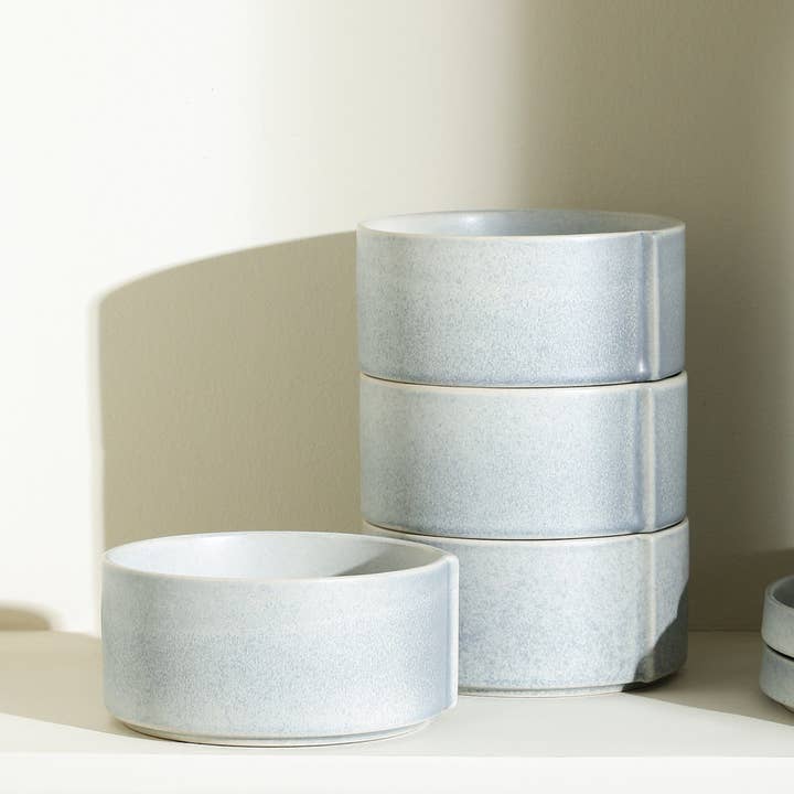 Stone + Lain - Wholesale Dinnerware Set - Bao Stoneware Dinnerware Set - Blue-Grey
