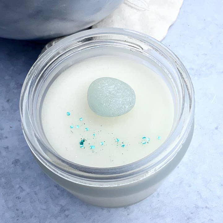 Fairyland Glade - Wholesale Body Scrub/Exfoliant - Sea Salt & Sea Glass Sea Glass Topped Sugar Scrub 2oz4