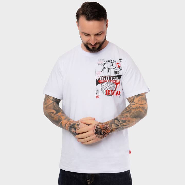 t-shirt « contrôle mental bc » pour la vente par Label 23