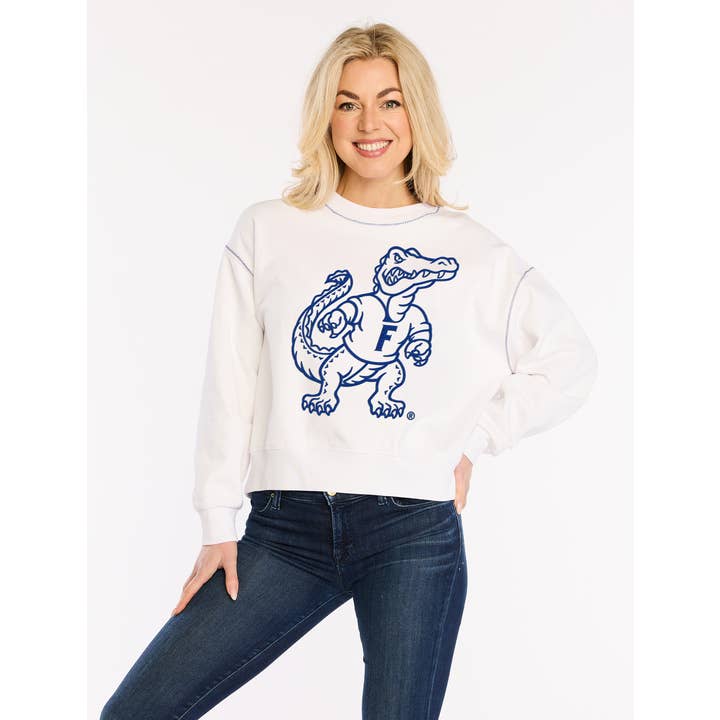 De Geborduurde Sweater | Florida voor wholesale door Stewart Simmons