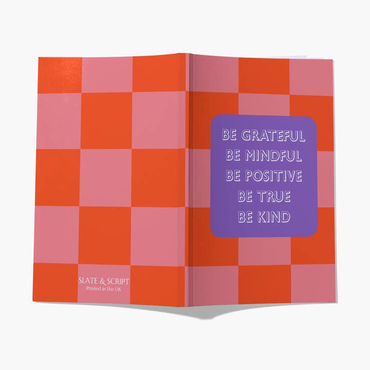 Slate und Script 'Be Grateful' A5 Notizbuch 80 Seiten für den Großhandel von Slate and Script