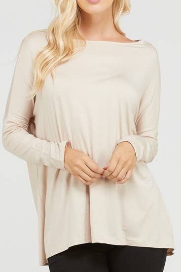 A.gain – wholesale Tunic – Women’s – 10130L07 Heavy Weight Rayon Jersey Long Sleeve Top4