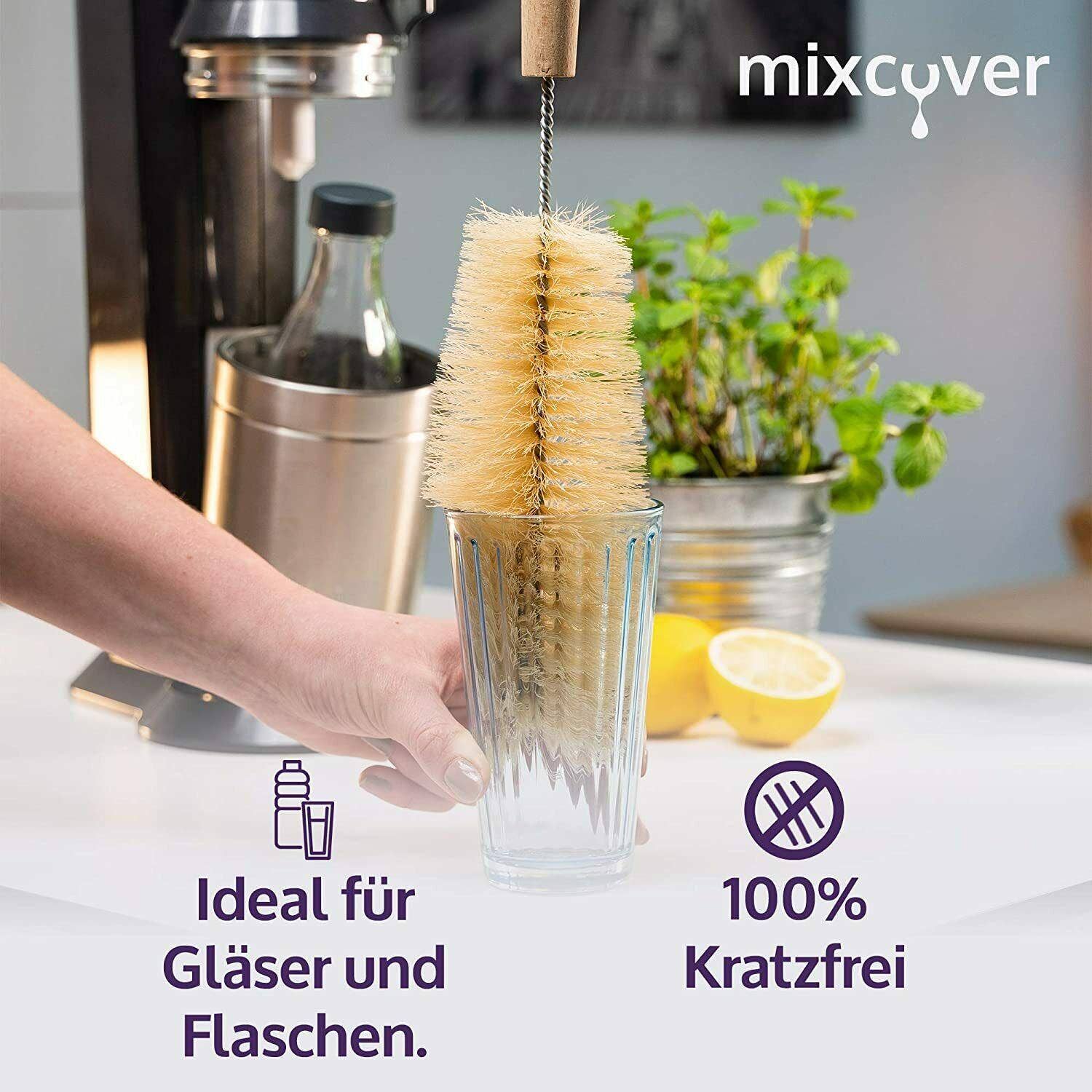 Mixcover GmbH - Wholesale Cleaning Brush - mixcover Sustainable wooden bottle brush4