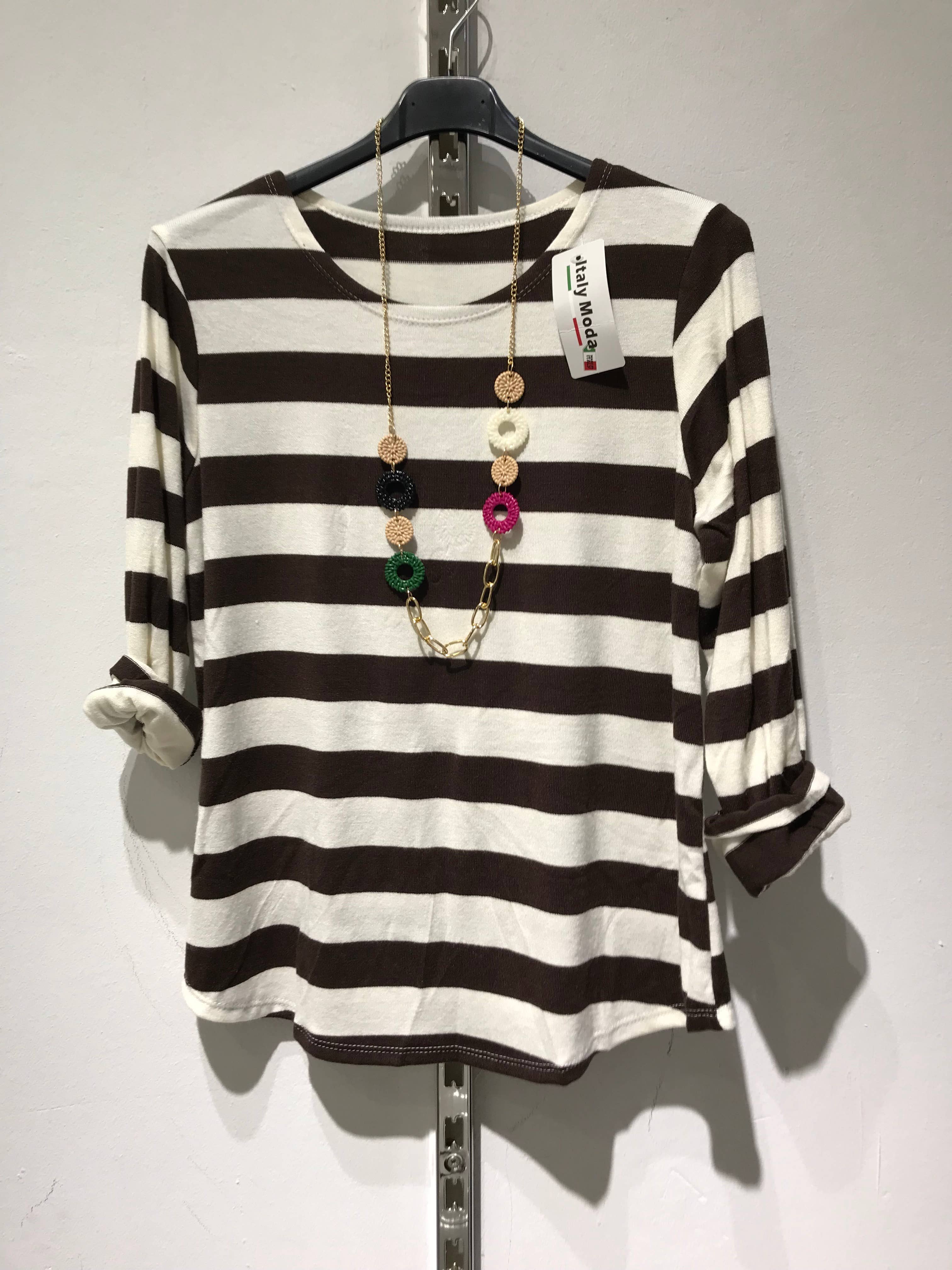 Only Yuan – wholesale Knit top – Women's – ref 26381 stripe sweater8