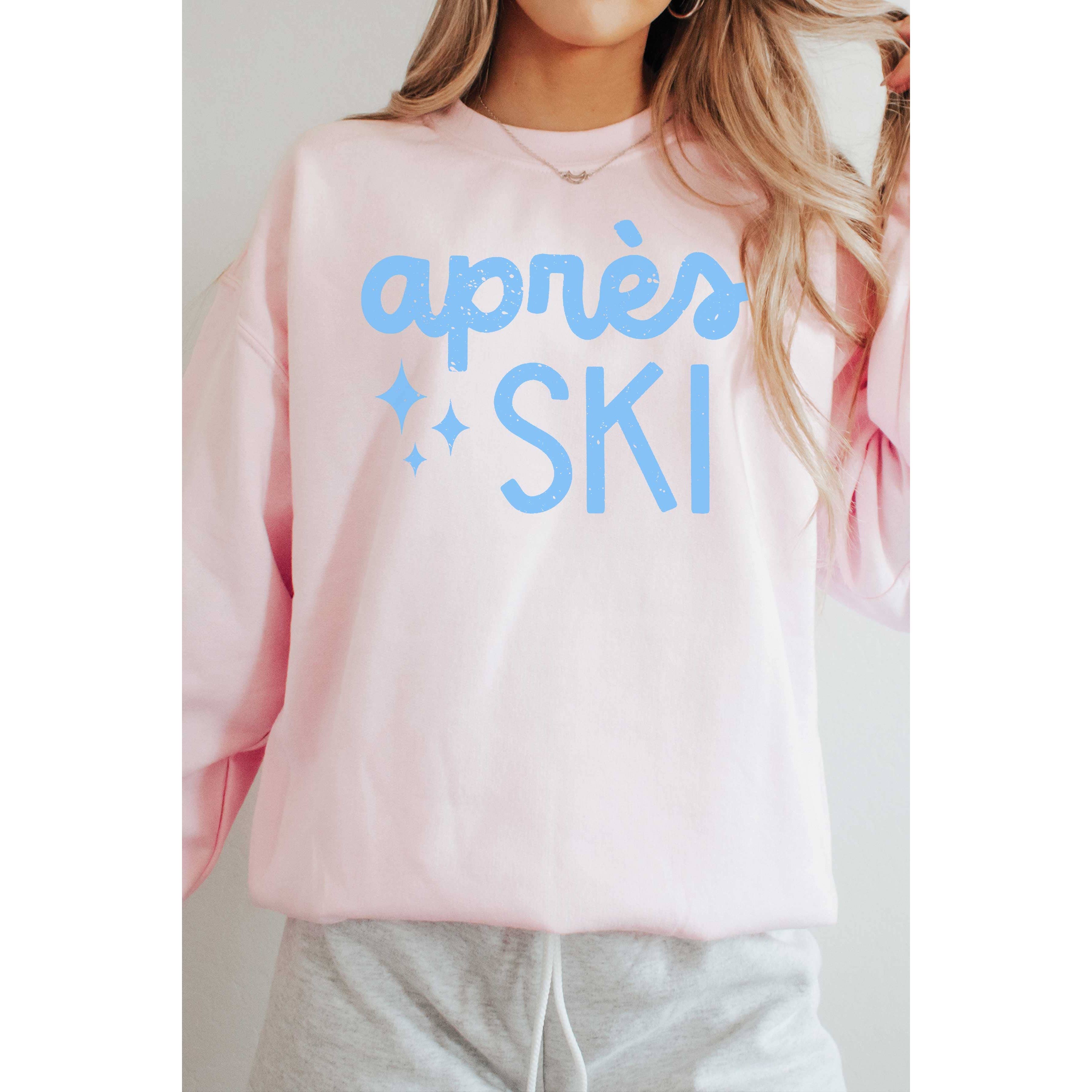 A. BLUSH CO - Wholesale Graphic Sweatshirt - Women's - APRES SKI Oversized Graphic Sweatshirt4