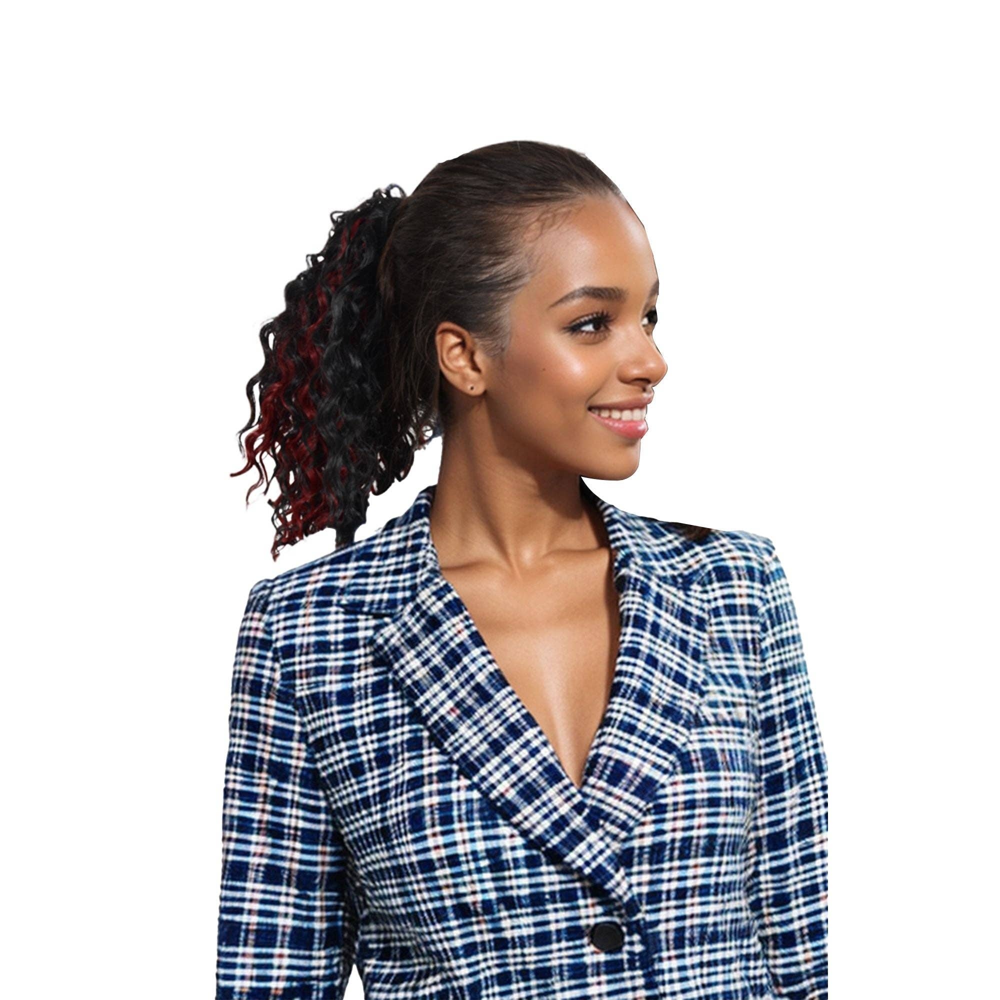 AK Brand - Wholesale Hair Extensions - 10" Curly Drawstring Ponytail Extension for Women10