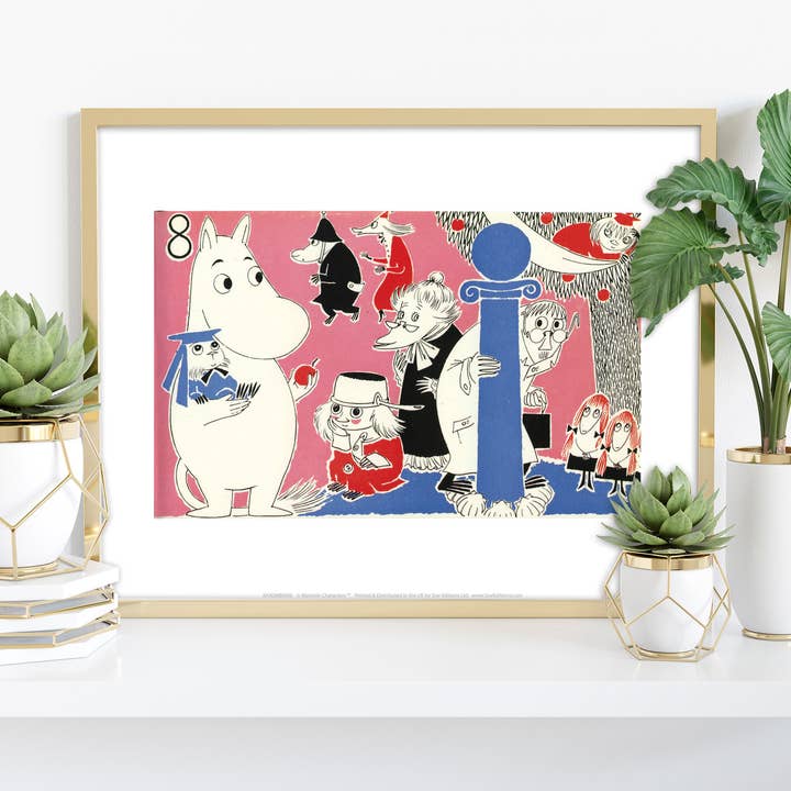8 Moomin - 11X14” Premium Art Print for wholesale by Star Editions