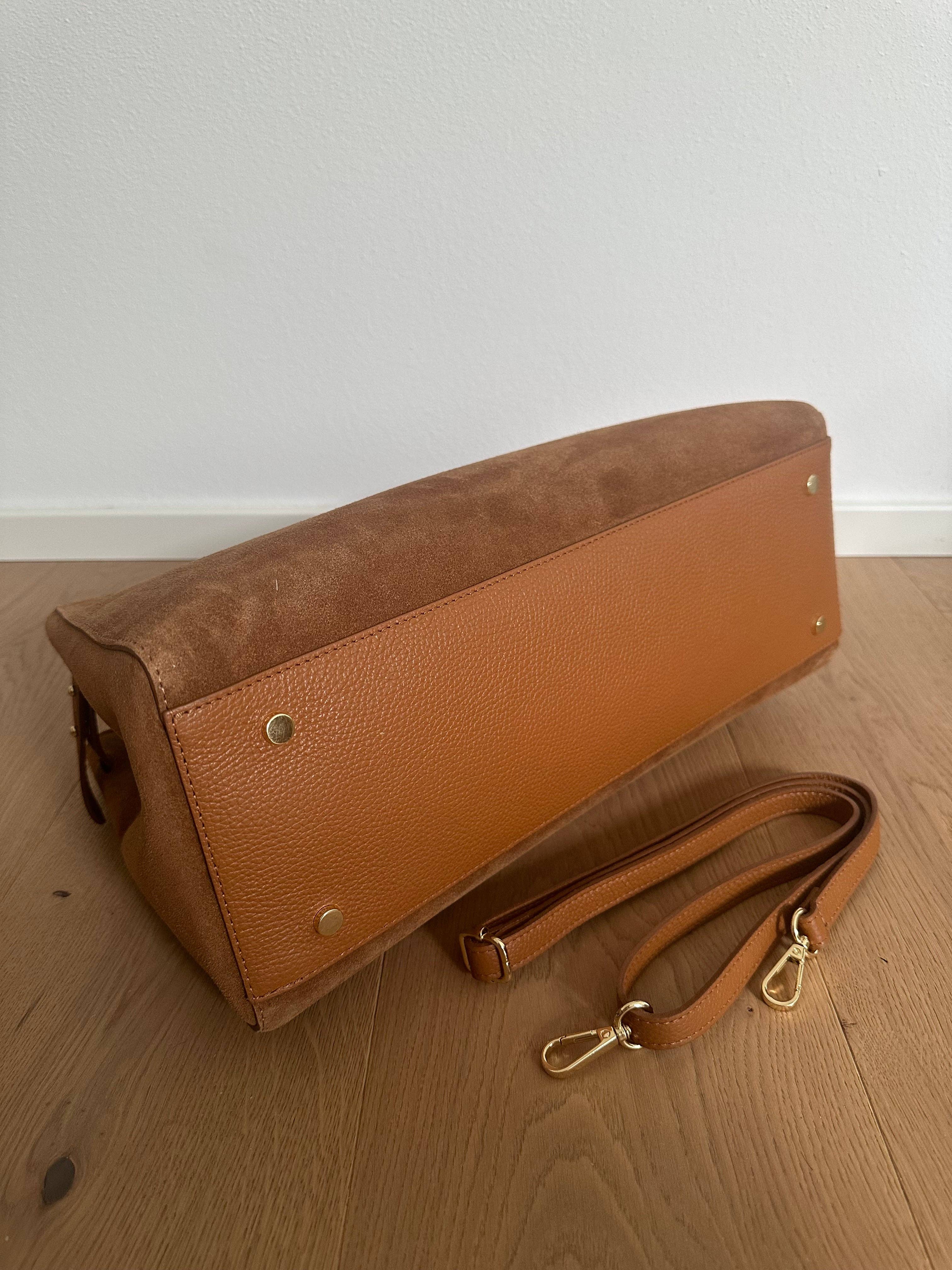 Zhade - Wholesale Top Handle Bag - Women's - AMELIA BIG- suede10