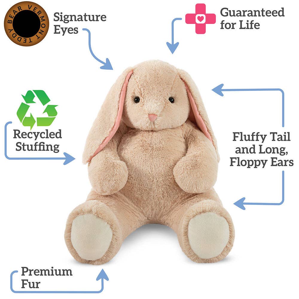 Vermont Teddy Bear - Wholesale Stuffed/Plush Toy - Kids & Baby - 4 Ft. Cuddle Bunny1