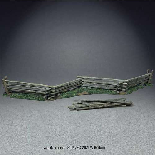 51069 - Section de clôture Snake Rail pour la vente par W.Britain Model Figures