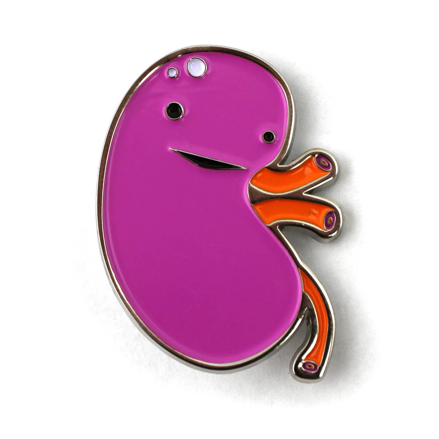 I Heart Guts | Organ Plushies Wholesale - Wholesale Lapel Pin/Button - Kidney Enamel Lapel Pin - When Urine Love1