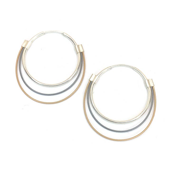 Trip Hoops (klein) voor wholesale door Meghan Patrice Riley