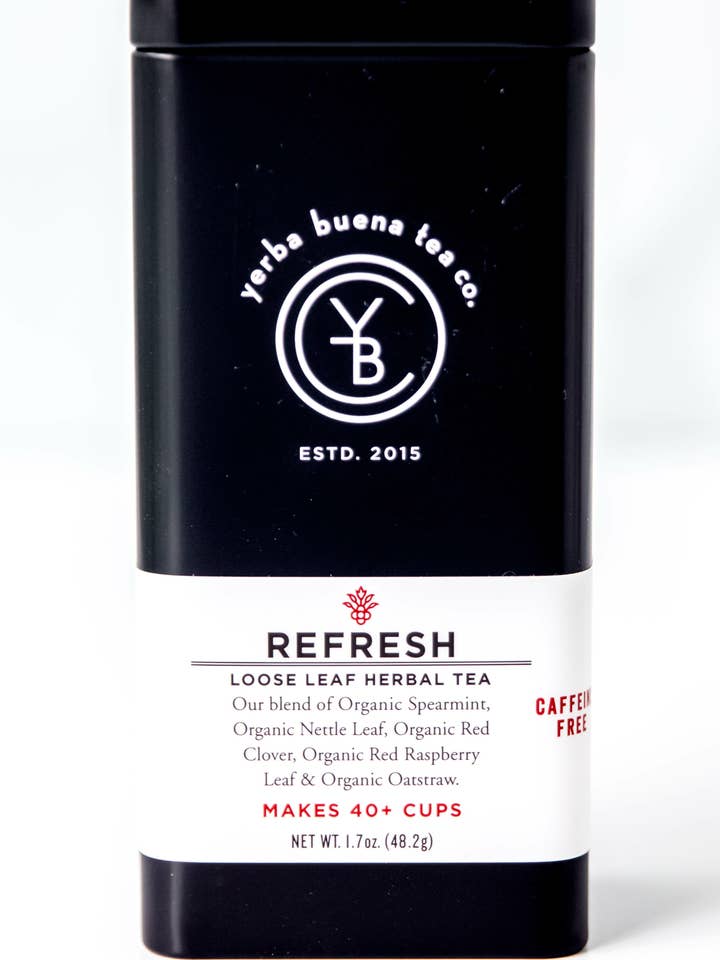 Refresh for wholesale by Yerba Buena Tea Co.