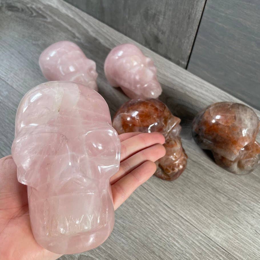 Keystone Crystals - Wholesale Spiritual Stone/Crystal - Assorted Crystal Skulls – Bulk Lot for Gift Shops75