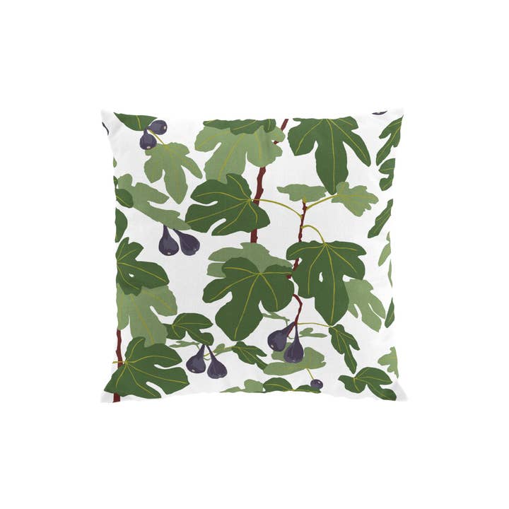 Fig Tree Green Cushion Cover for wholesale by Arvidssons Textil