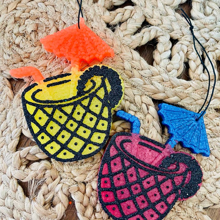 Stay Fresh’ies Air Fresheners - Wholesale Luchtverfrisser voor in de auto - Dames - Tiki Drink Car Freshie