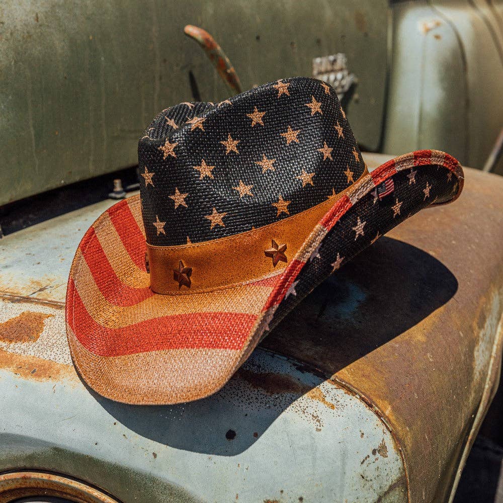 California Hat Company - Vente Chapeau de cowboy – femme - Chapeau de cowboy femme TX-704V, collection Saddleback2