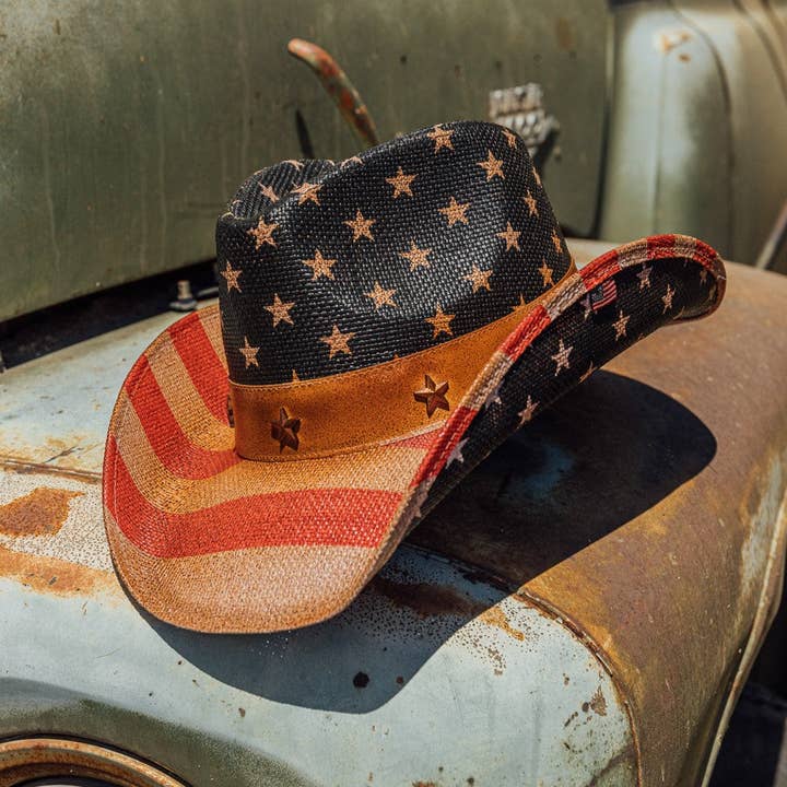 California Hat Company - Vente Chapeau de cowboy – femme - Chapeau de cowboy femme TX-704V, collection Saddleback2