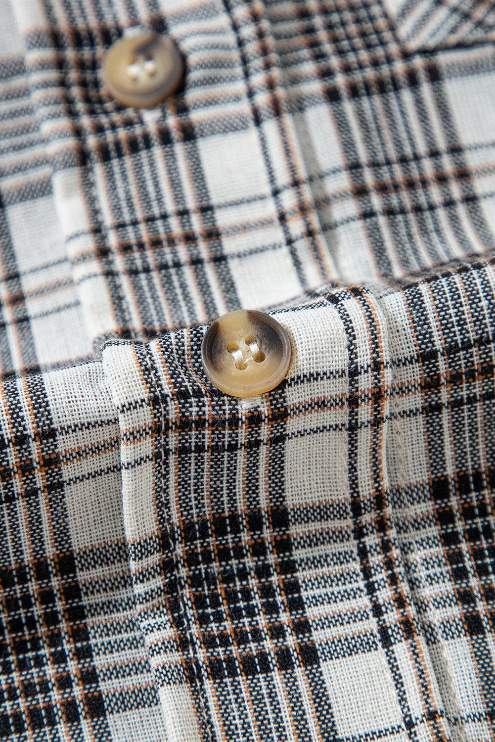 Lovesoft - Wholesale Shirt Jacket/Shacket - Women's - Checkered Print Loose Fit Buttoned Hooded Shacket17