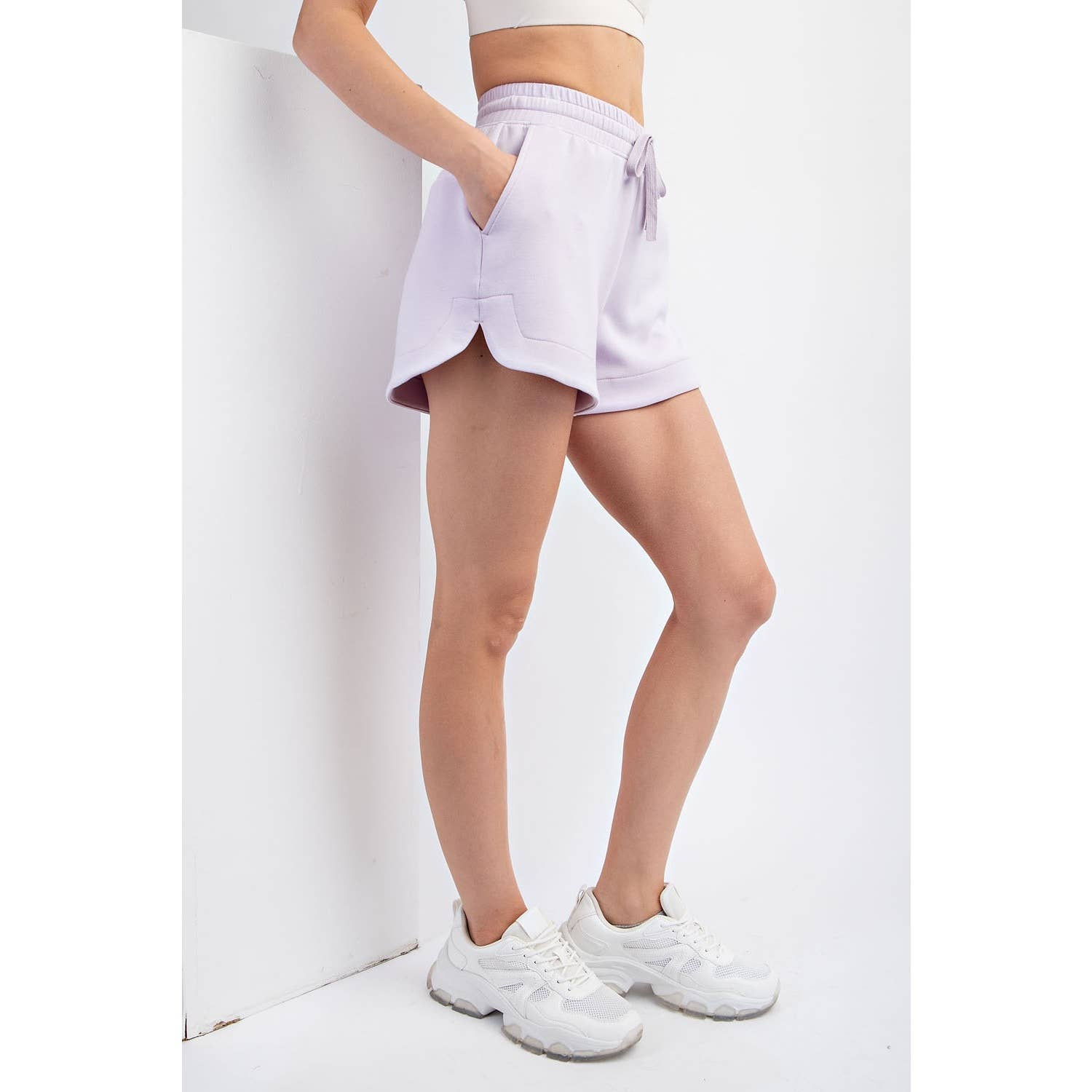 Rae Mode - Wholesale Athletic Shorts - Women's - MODAL SCUBA SHORT PANTS23