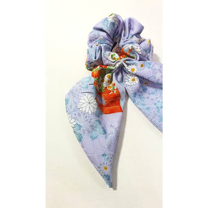 Beige & Co Thai Crafts - Wholesale Scrunchie - Women’s - Upcycled Statement Bow Hair Scrunchies4