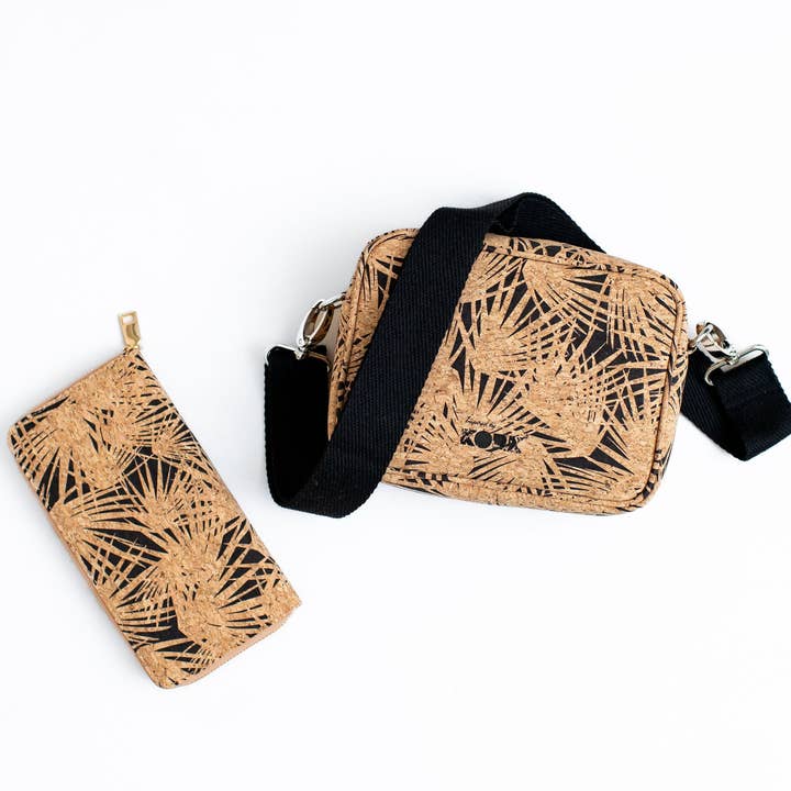 KORK & Inspired by KORK - Wholesale Wallet - Women's - Cork Large Zipper Wallet - Palm4