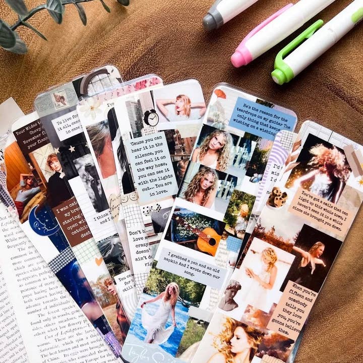 Cozy Reads Shop - Wholesale Bookmark - Eras Collage Bookmarks