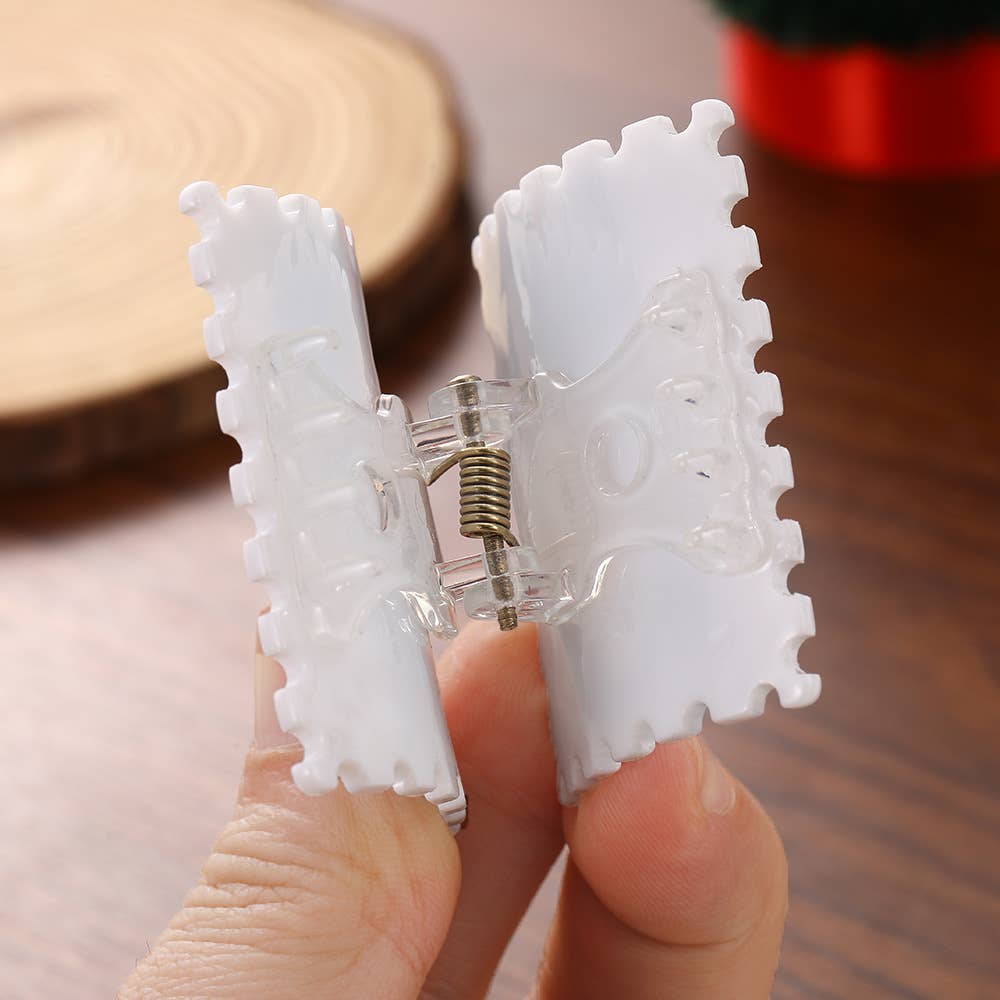 SoapElenGlen - Vente Pince à cheveux – femme - Barrette Timbre-Poste & Carte Postale à Thème de Noël4