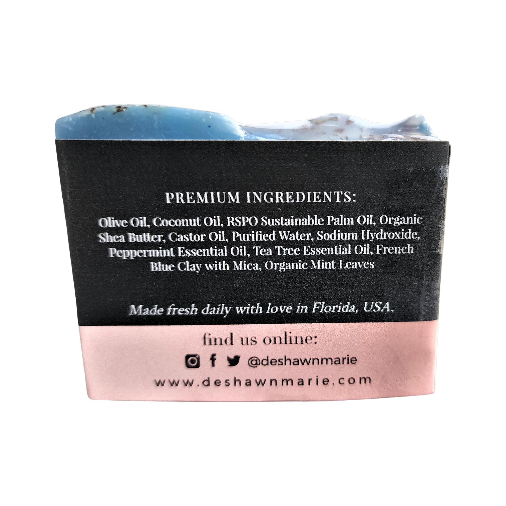 DeShawn Marie Soap Boutique - Venta al por mayor Pastilla de jabón - Jabón de árbol de té de menta7