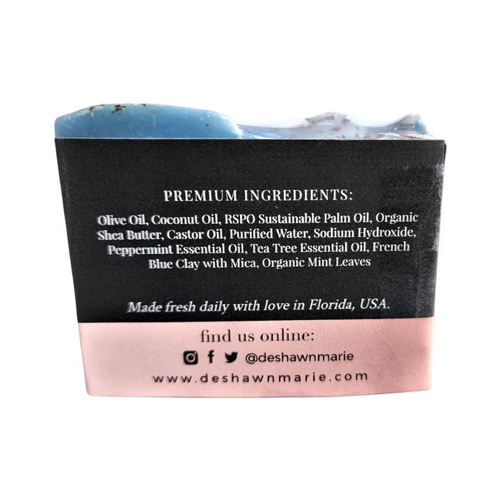 DeShawn Marie Soap Boutique - Vendita all'ingrosso Saponette - Saponetta all'albero del tè alla menta piperita7