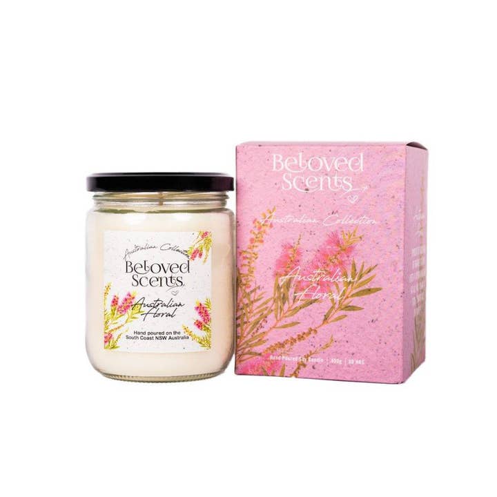 Beloved Scents - Wholesale Jar/filled candle - Australian Native-Australian Floral Scented Candle