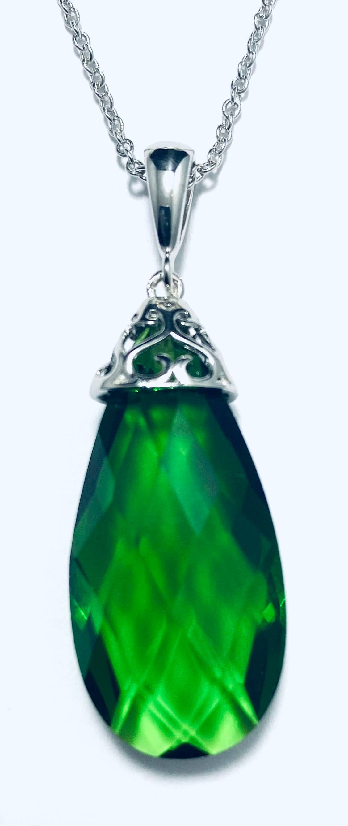 Twan Kee Jewelry - Wholesale Jewelry Set - Filigree Mt St Helens Helenite Sterling Silver Jewelry Set1