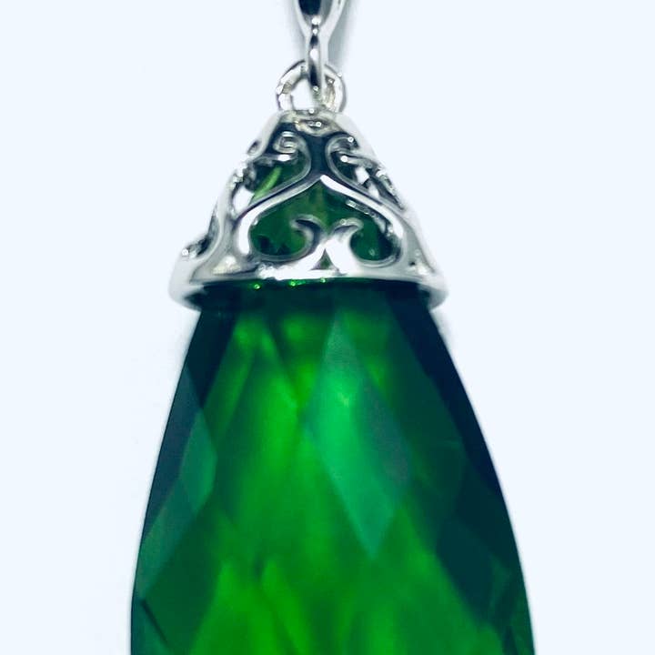 Twan Kee Jewelry - Wholesale Jewelry Set - Filigree Mt St Helens Helenite Sterling Silver Jewelry Set1