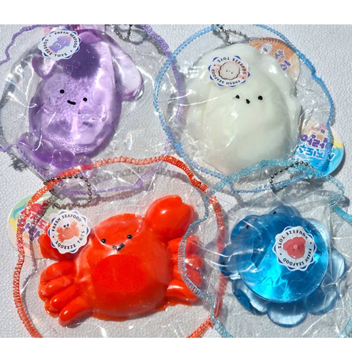 K-Wonderland - Wholesale Squishy Toy - Kids & Baby - Fresh Seafood Squishy Toy – Marine Friends Series3