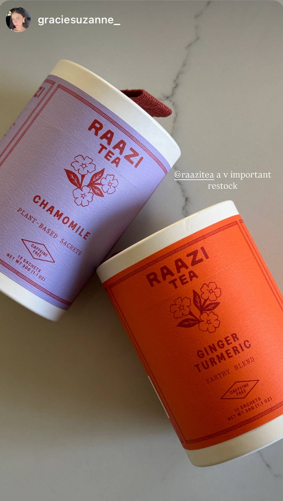 Raazi Tea - Wholesale Tea Bags - Chamomile Tea1