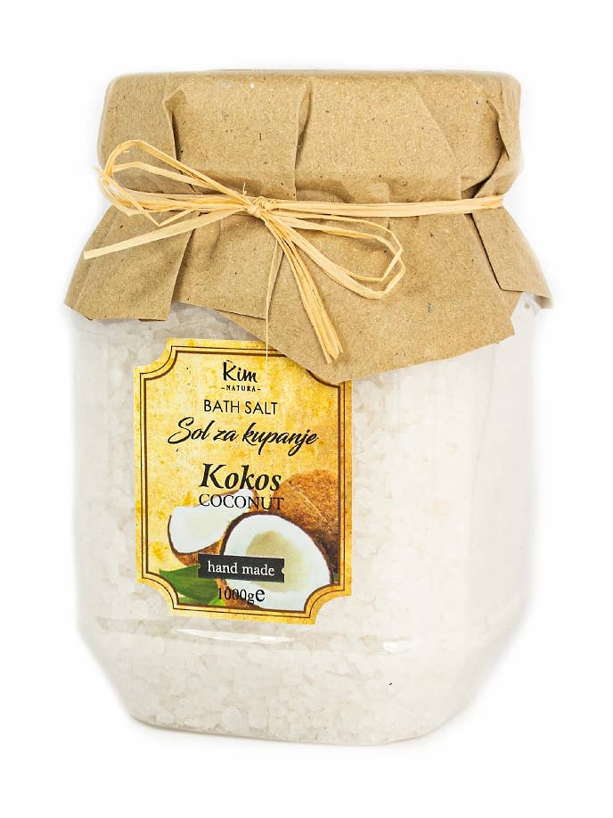 Sel de Bain Marin Kim Natura à la Noix de Coco 1 kg pour la vente par SferaNatura by INCI SRL