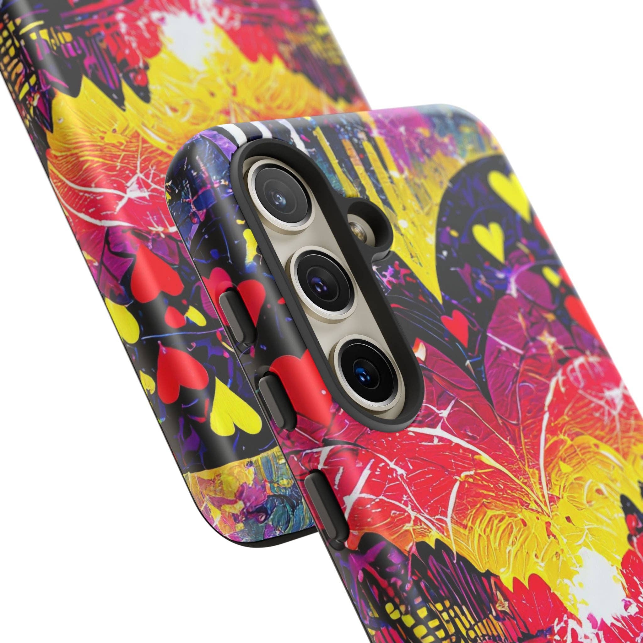 Studio 653 Clothing Co - Wholesale Phone Case - Women's - Vibrant Heart Sunset Tough Phone Case47