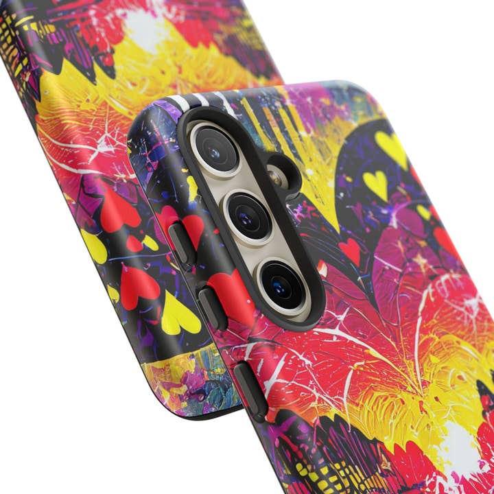Studio 653 Clothing Co - Wholesale Phone Case - Women's - Vibrant Heart Sunset Tough Phone Case47