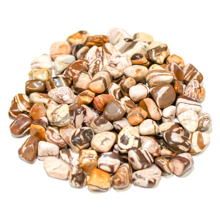 Red Zebra Jasper Tumbled 10-20mm 1KG for wholesale by Quasar Gems USA