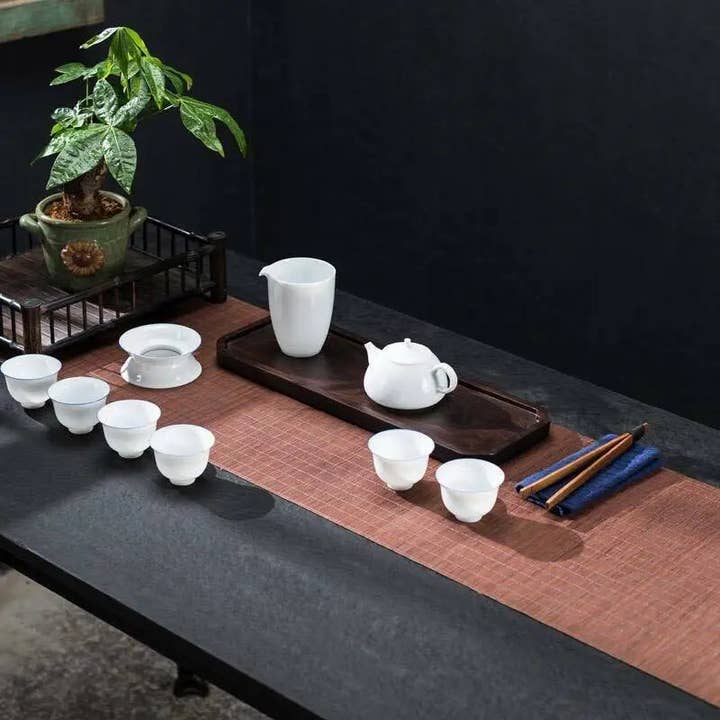 everythingbamboo - Wholesale Placemat - Oriental Bamboo Tea Ceremony Coffee Mat Zen Table Runner Placemat Coaster1