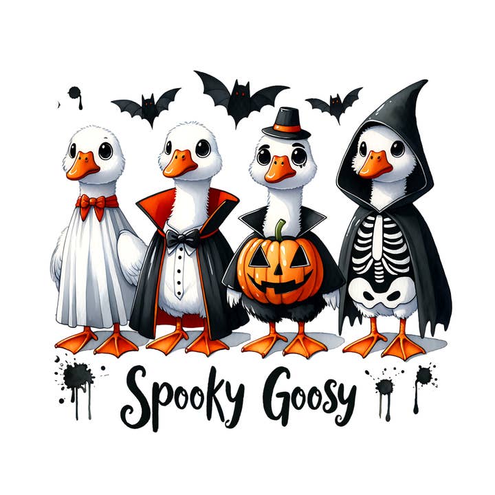 Midwest Prints - Wholesale Sublimation Transfer - SPOOKY GOOSY DTF PRINT0