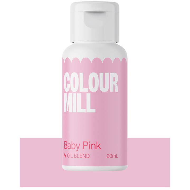 Colour Mill Olie-blandingsmadfarve, 20 milliliter, Baby Pink for engroshandel hos Cake Supply Imports