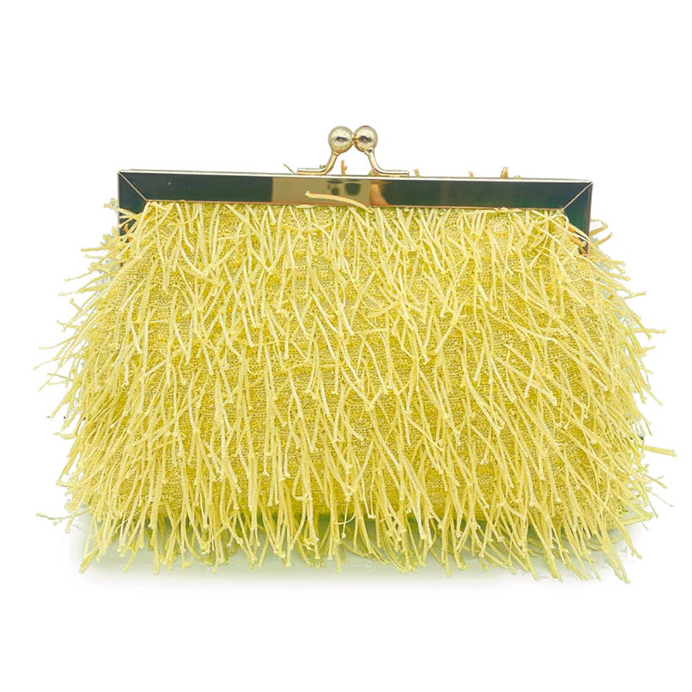 Belle Trading Ltd – Bolsa - Mulher por atacado – Clutch Louise com Fecho de Pressão e Brilho6