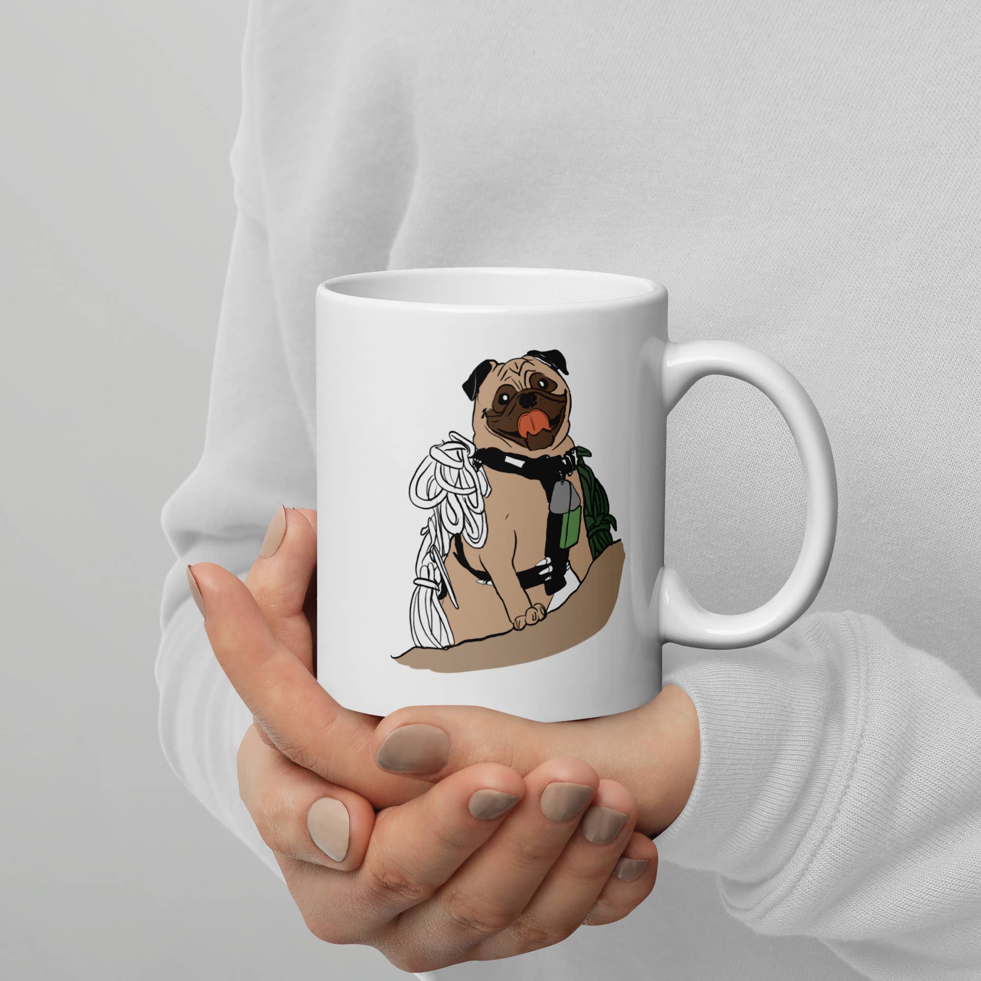Club No-Kill 2027 Coffee Mugs - Wholesale Coffee Mug - Vinny the Pug Coffee Mugs                     12
