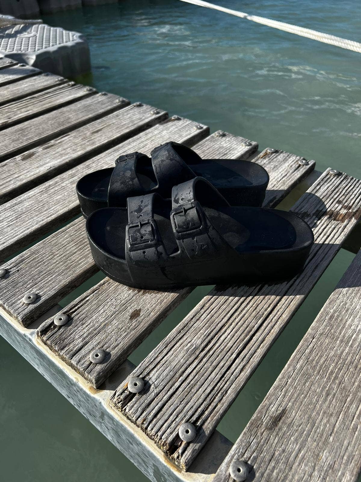 Cacatoès Caipirinha Classic Black Wedge Sandals-Women for wholesale on Faire5