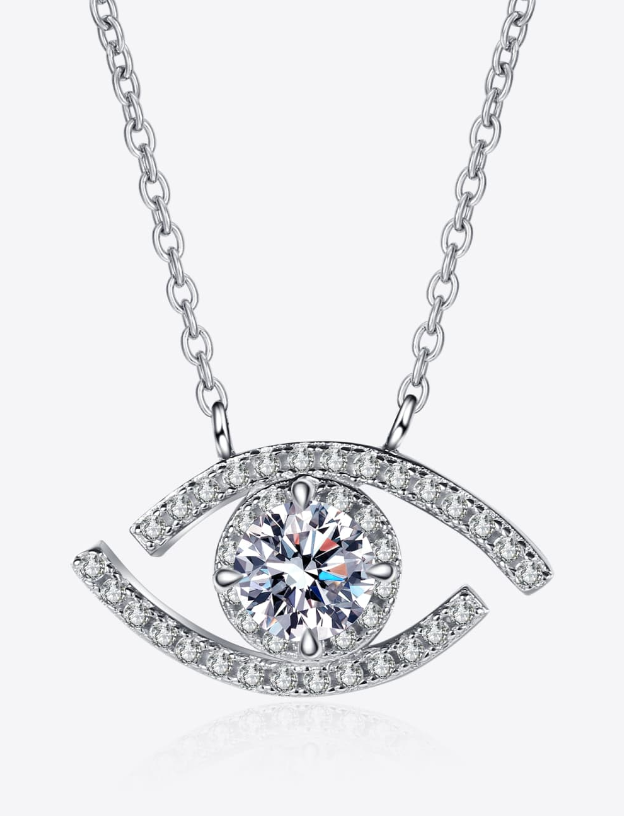 Koch La Ni Jewelry - Wholesale Pendant/Charm Necklace - Moissanite Evil Eye Pendant Necklace1