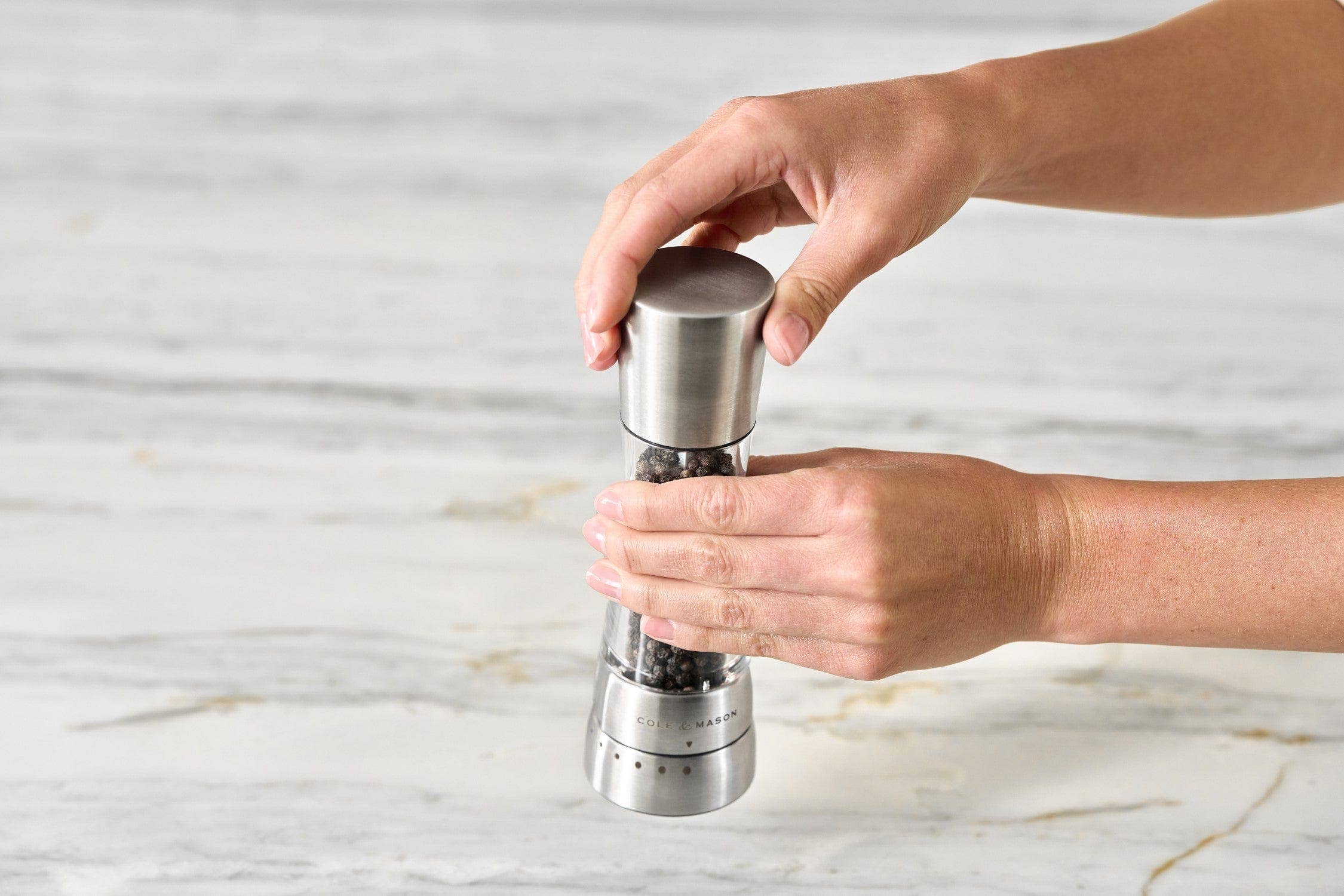 DKHB [Zyliss, Cole & Mason, Swissmar, AdHoc, Ken Hom] - Wholesale Pepper Mill - Cole & Mason Derwent Pepper Mill, Stainless Steel1