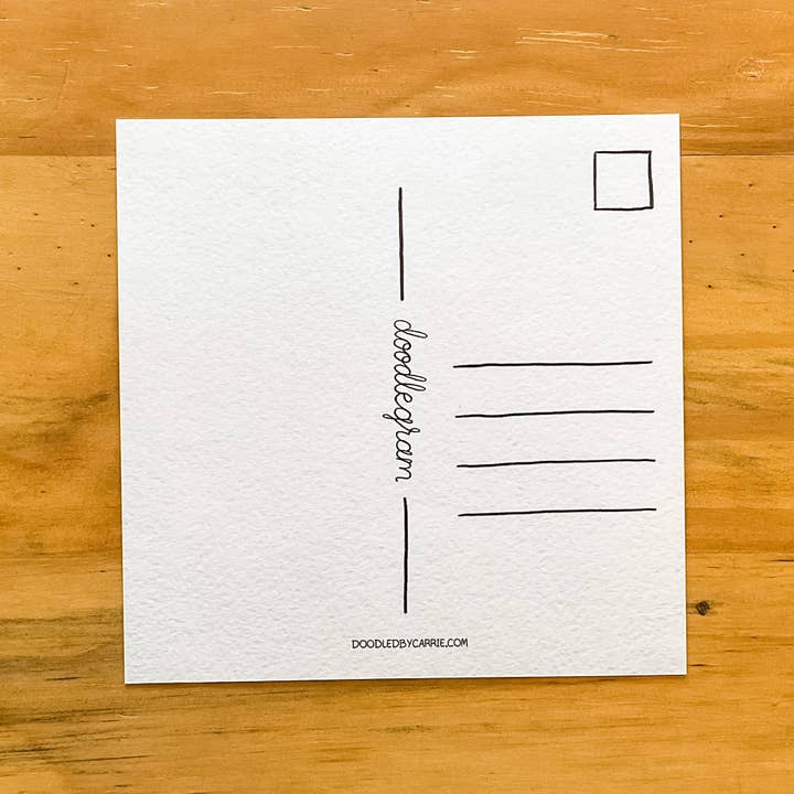 Doodled By Carrie - Wholesale Postcard - Colorado Doodlegram Pack6
